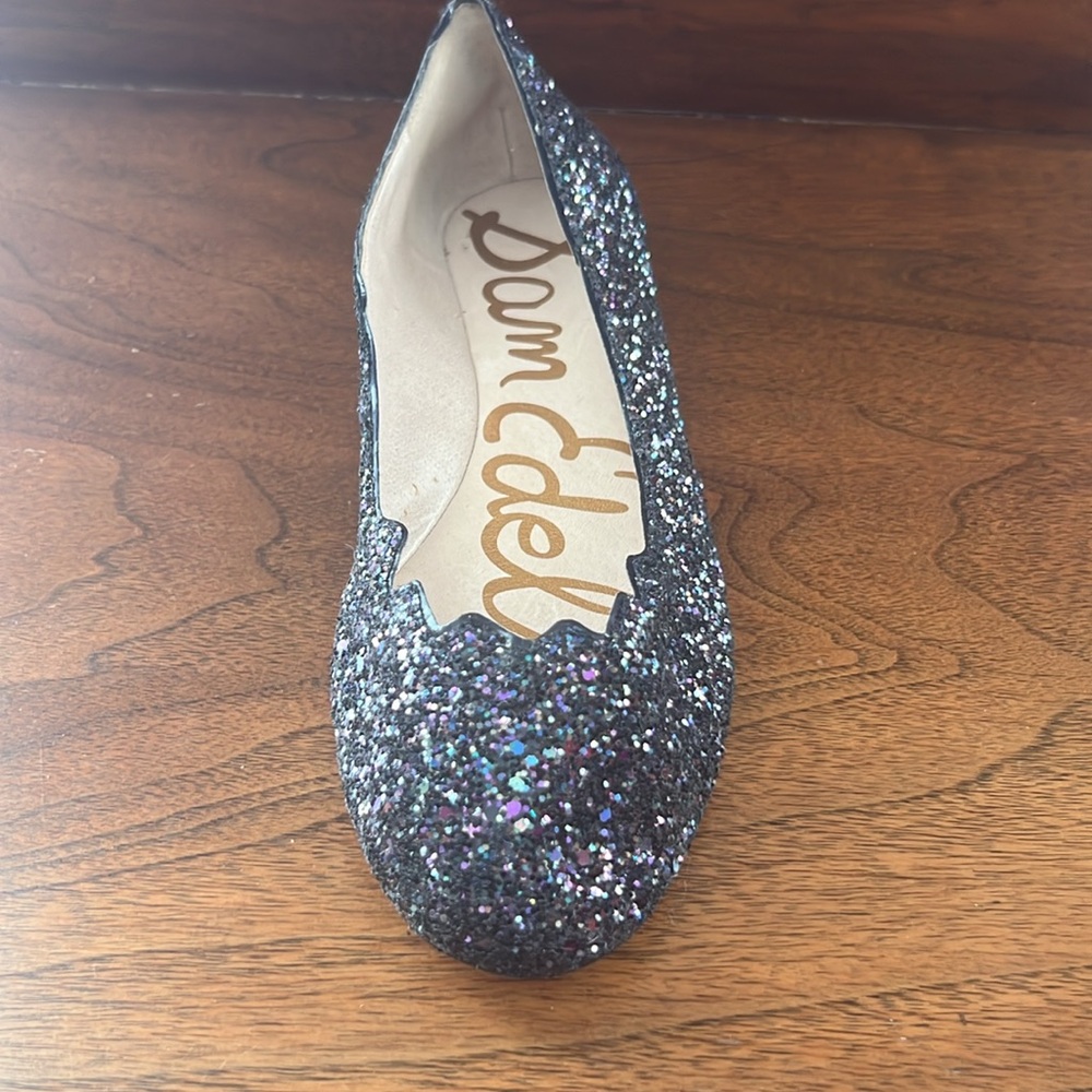New Sam Edelman Navy Iridescent Sequin Flats - Size 8.5 women’s